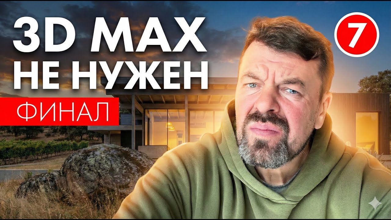 3D Max не нужен. Проект дома - рендеринг ракурсов в нейросети.
