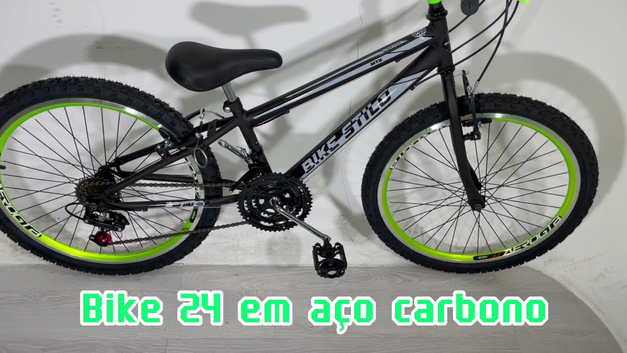 Bike Aro Aero 24 Masculina Bicicleta Infantil C Marcha Ciclismo