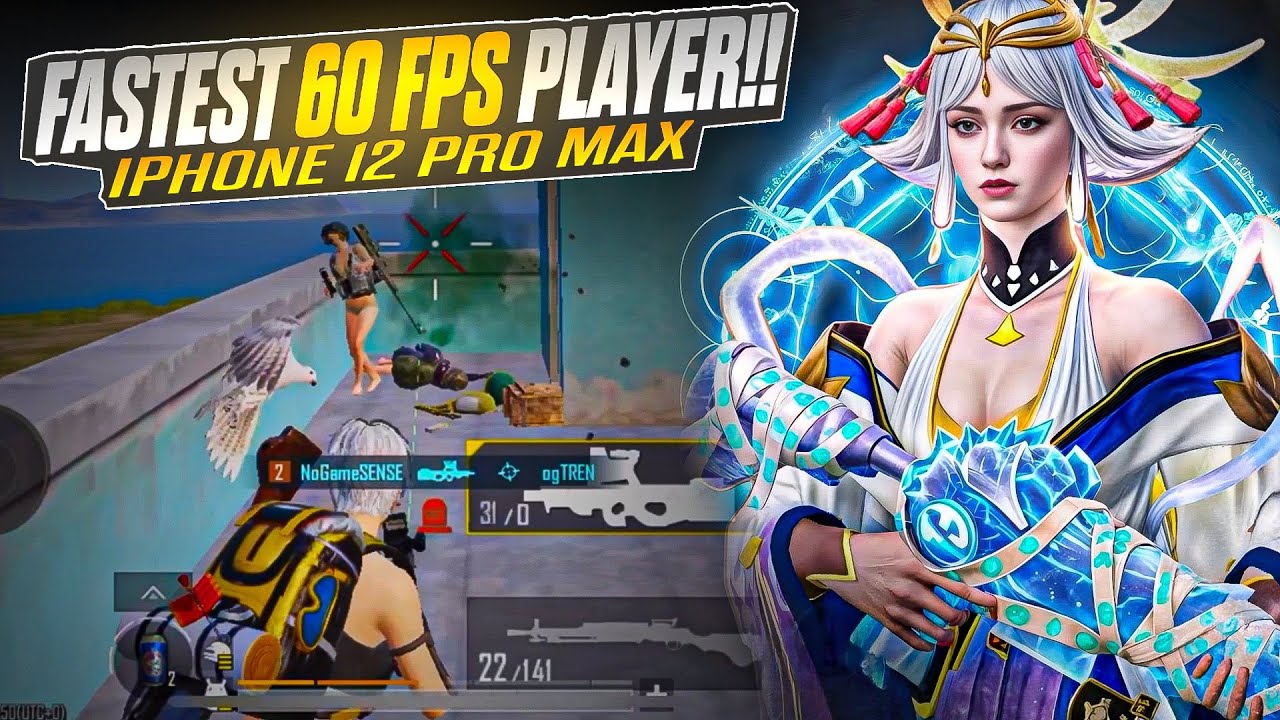 FASTEST 4 FINGER 60 FPS PLAYER 🔥 IPHONE 12 PRO MAX - YouTube