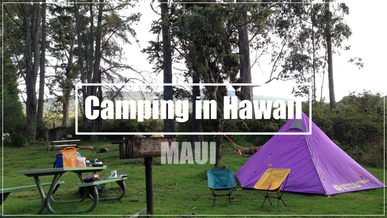 One Month Camping in Hawaii 한달간의 하와이 캠핑여행 🌿 마우이 Maui 편 Camping trip