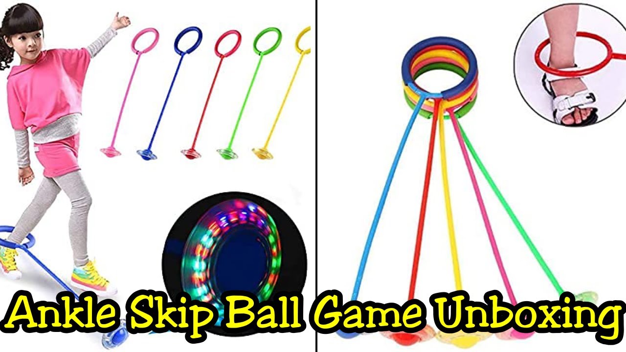 Jumping Ring Ankle Skipping Ball Toys for Children Kids Adults  Exercise/Awesome Indoor Game for kids 