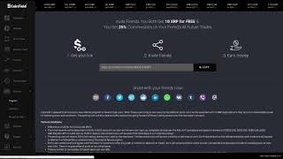 CoinField Review & Tutorial - Episode #9: Referral Program (Earn FREE XRP & 25% Commision) screenshot 3