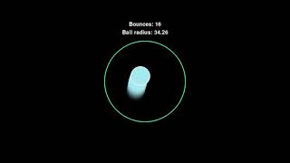 Bouncing Ball in a Circle - Pygame Animation