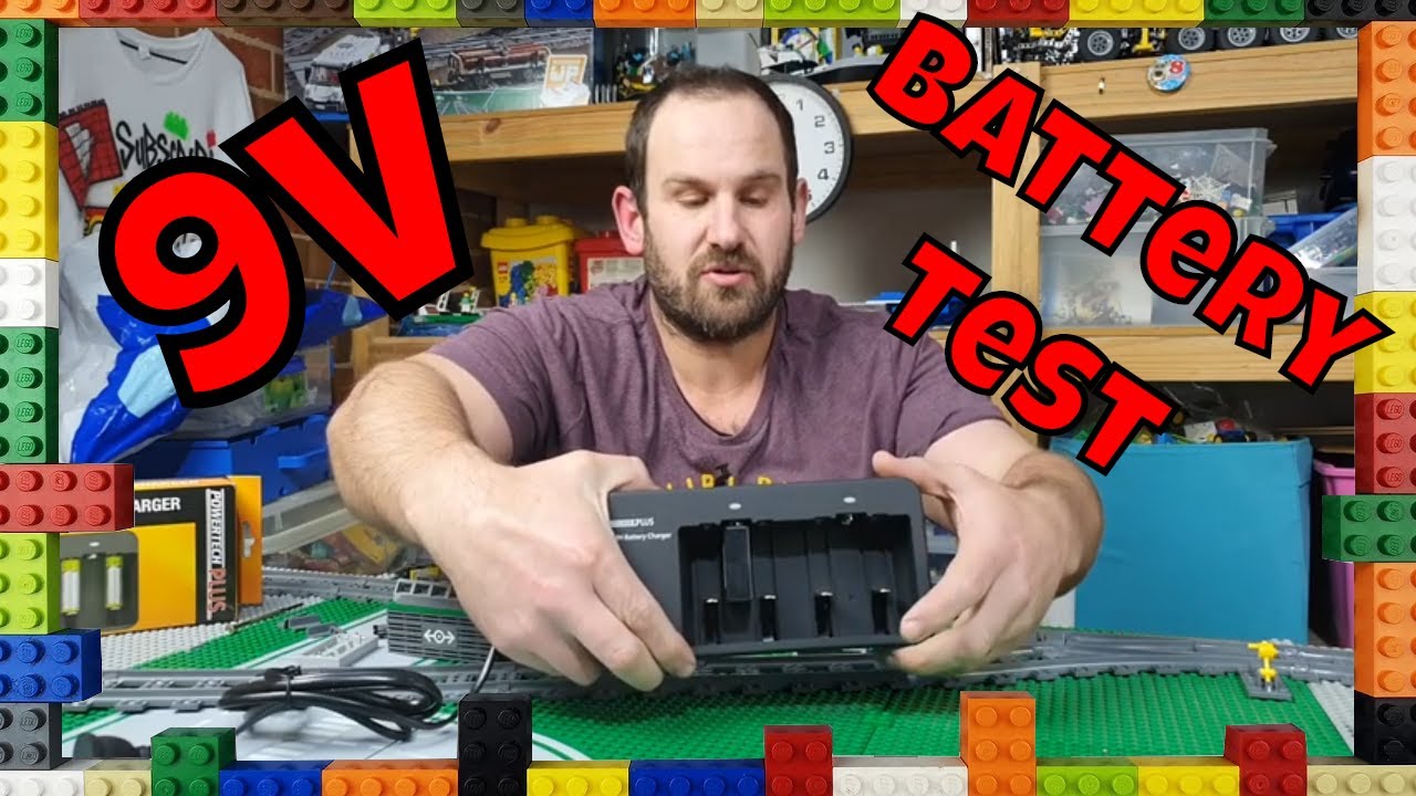 Lego Train Jaycar 9v Rechargeable Battery Test YouTube