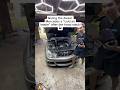 GIVING THE DIESEL MERCEDES A COLD AIR INTAKE AFTER HOOD STACK INSTALL!