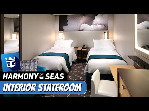 Harmony of the Seas Interior Stateroom walkthrough tour