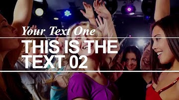 After Effects Template: Clean Slide