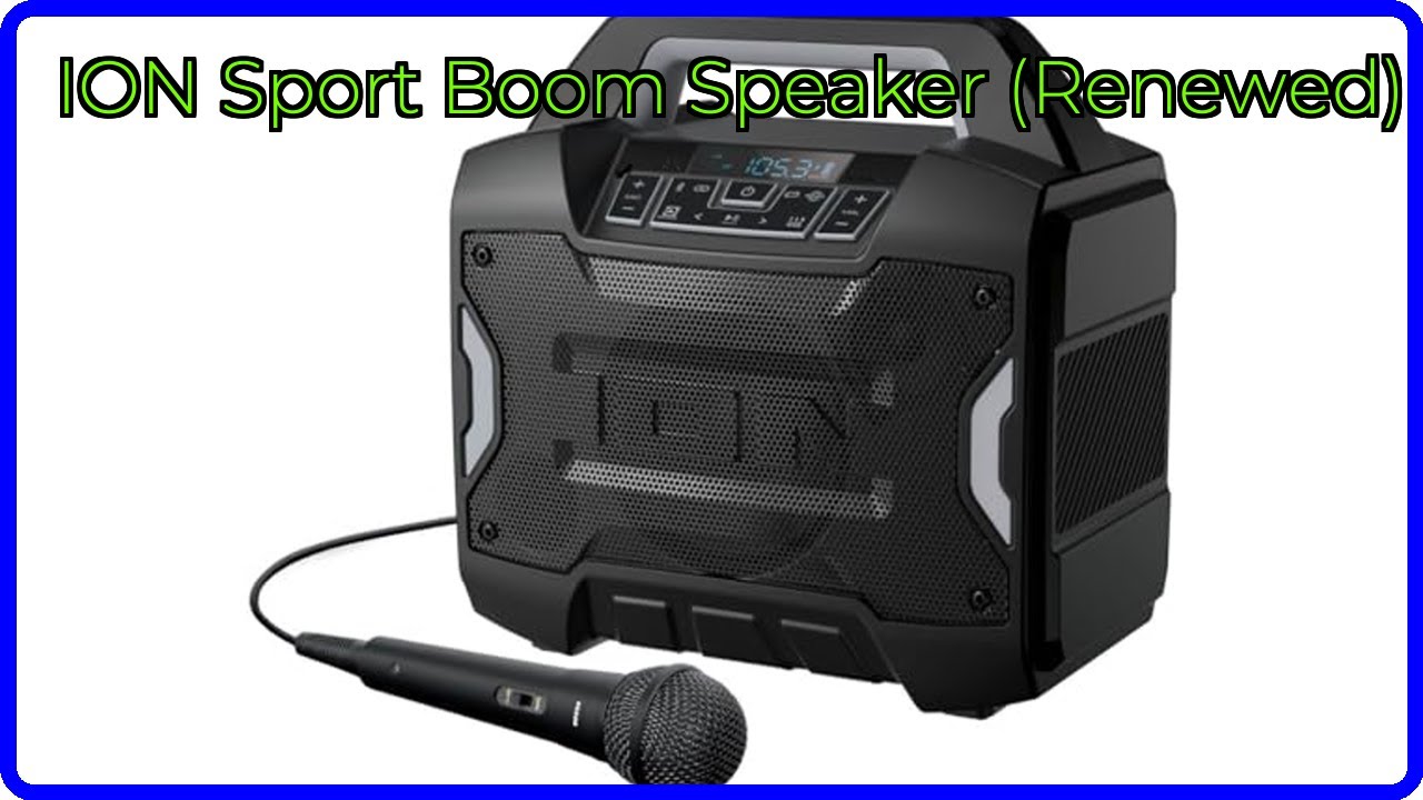 REVIEW (2025): ION Sport Boom Speaker (Renewed). ESSENTIAL details