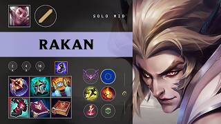 Rakan Mid vs Akali - EUNE Master Patch 26.10