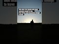 When leaving takes self-respect