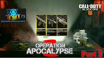 Black Ops 4: Opening 75 Duplicate Protected Crates (Operation Apocalypse Z Part 2 DLC Items & More)