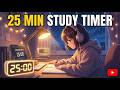 Study with me📚| Pomodoro 🍅 | lo-fi study focus #M