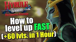How to level up FAST in Hyrule Warriors | +60 Lvls. in 1 Hour!
