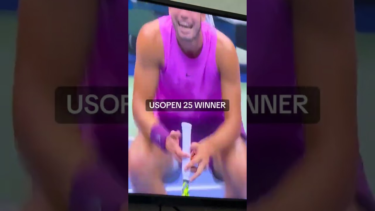 What a Player!!! Alcaraz won the Men’s Us Open 2025 