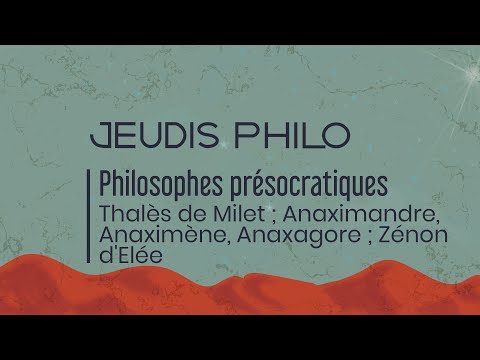 Vidéo: École de philosophie éléatique : idées clés