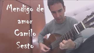 Camilo Sesto Mendigo de amor 💘 cover guitarra fingerstyle Nicolás Olivero