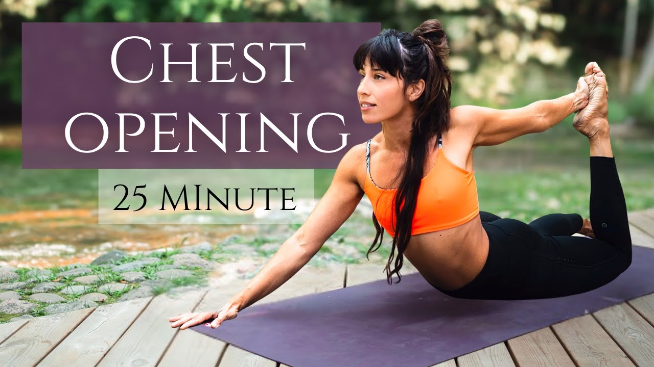 25 Minute Chest Opening Morning Routine | Yoga Flow