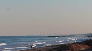 【4K】Waves taken at the Ootake Beach, in Japan