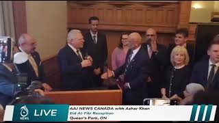 Premier Doug Ford, Ontario host a Eid Al Fitr Reception for the Muslim Community at Queen's Park