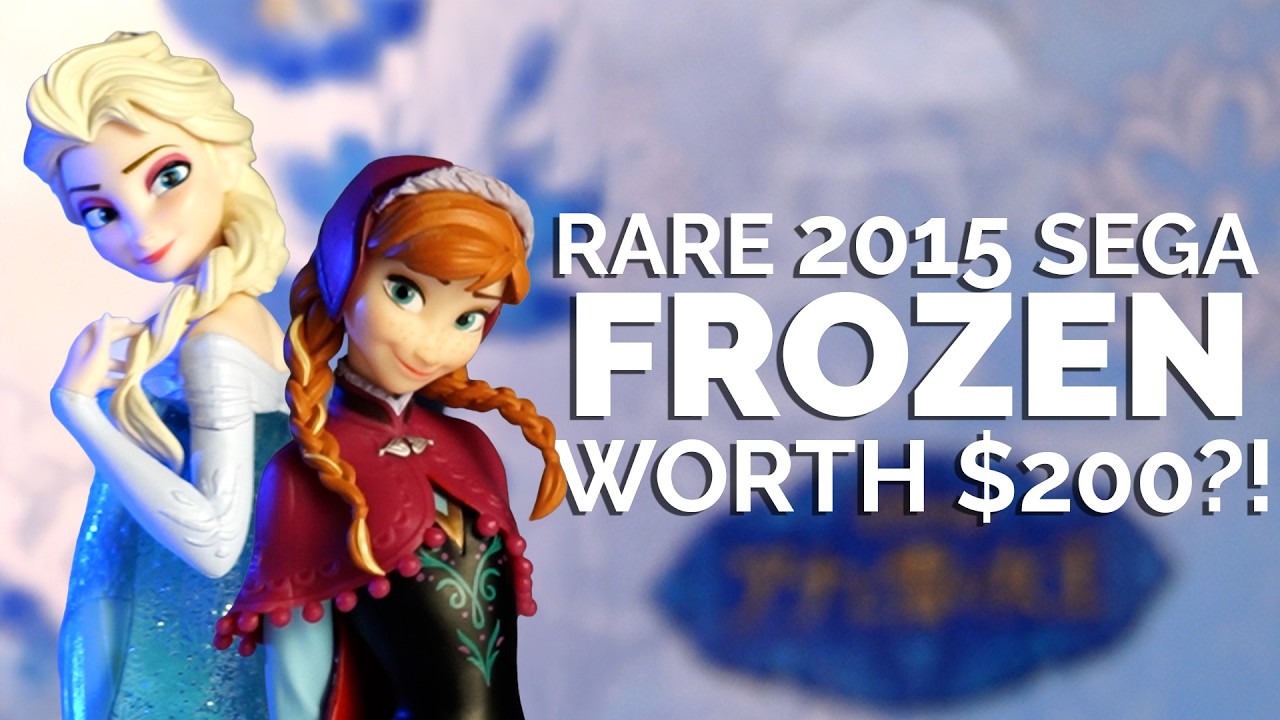 Распаковка и обзор призовых фигурок Анны и Эльзы из мультфильма «Холодное сердце» от SEGA (Япония).