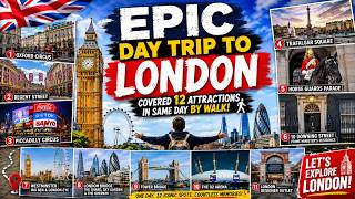 Epic Day Trip to London 2026 Summer Exploring the City Attractions Shoping by Walk 4K