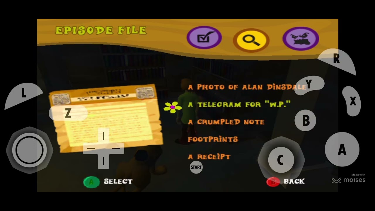 scooby Mystery Mayhem level 1 clues just velmas voice