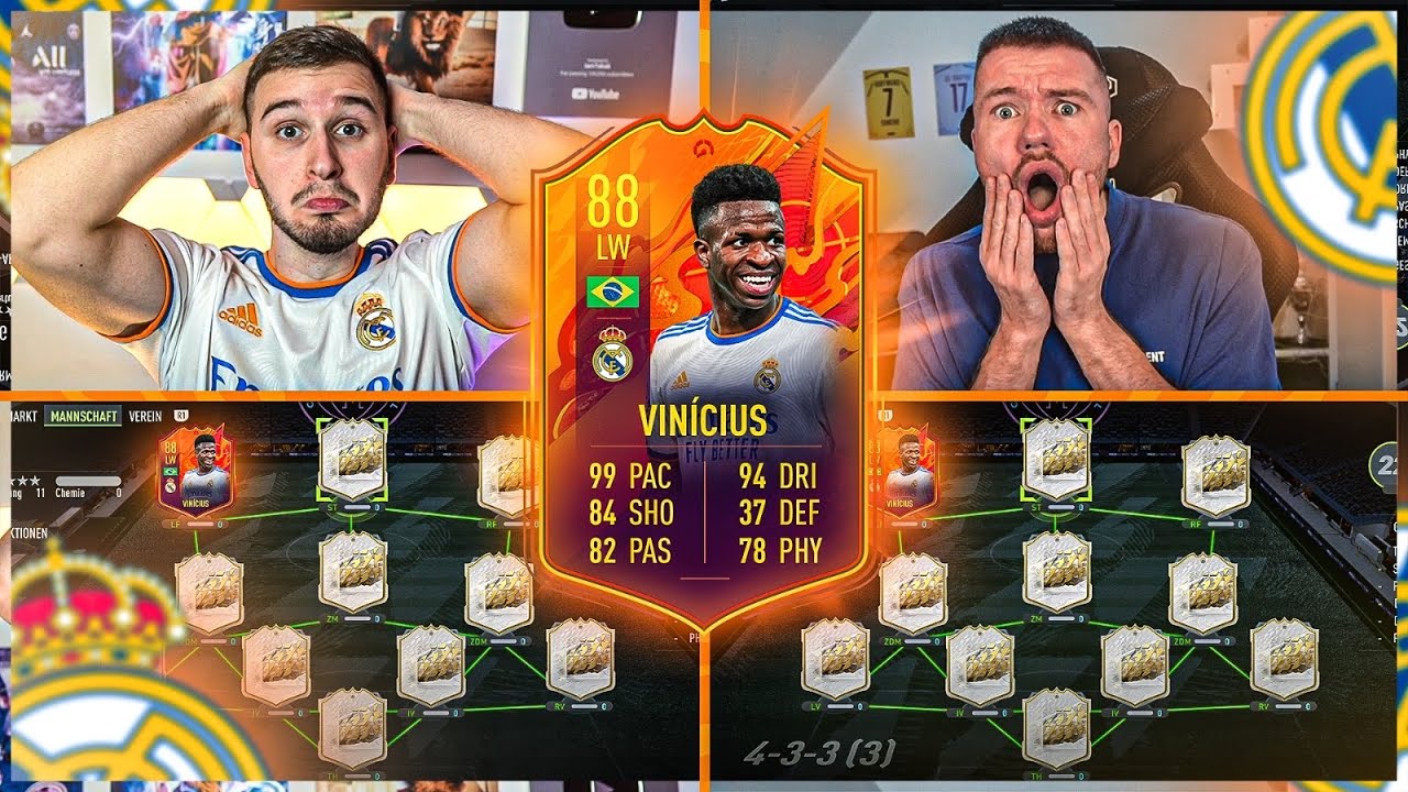 FIFA 22: VINICIUS JR HEADLINER SQUAD BUILDER BATTLE vs PROOWNEZ🔥🔥