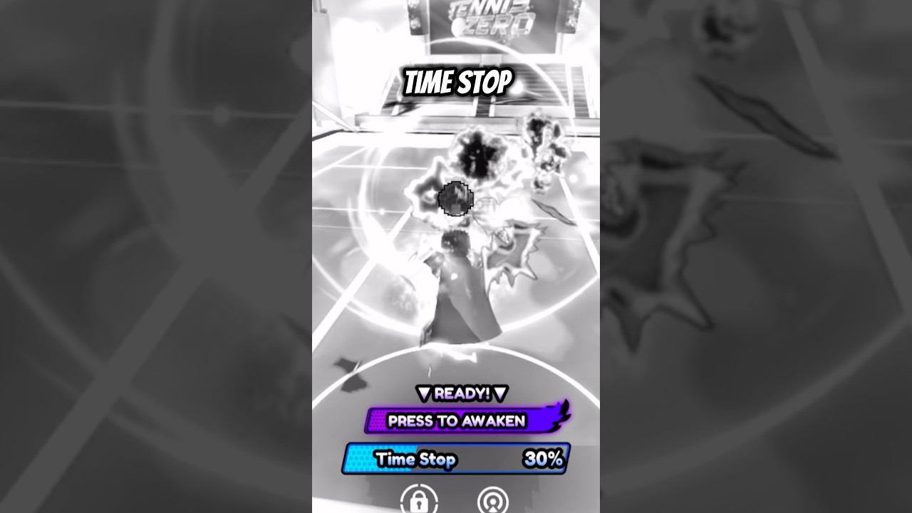 Tennis Zero Time Stop Showcase