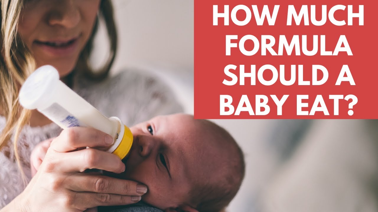 How Much Formula Should Babies 0 to 6 Months Old Eat? - YouTube