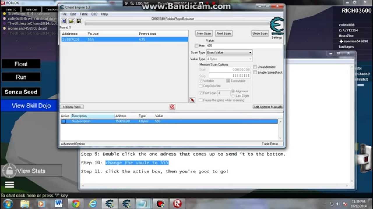 How to hack for lb (limit breaker) Dragon Ball Z: The Ultimate Adventures