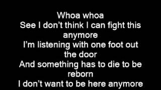 Video thumbnail of "Rise Against: I Don't Want To Be Here Anymore Acoustic (Lyrics)"