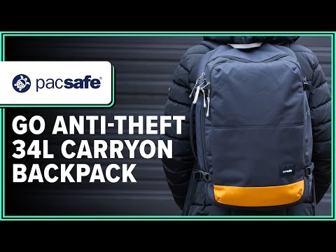Pacsafe GO Anti-Theft 34L Carryon Backpack Review (2 Weeks of Use)