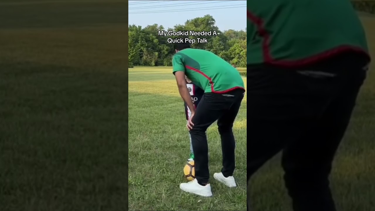 My Godkid Needed A Pep Talk 😂😂😂 