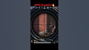 AWM headshot🔥😱 #shorts #bgmi #pubgmobile #trending #youtubeshorts
