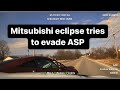 Mitsubishi Eclipse refused to stop gets pitted | 80 in a 50 #policechase #pursuit  #policepursuit
