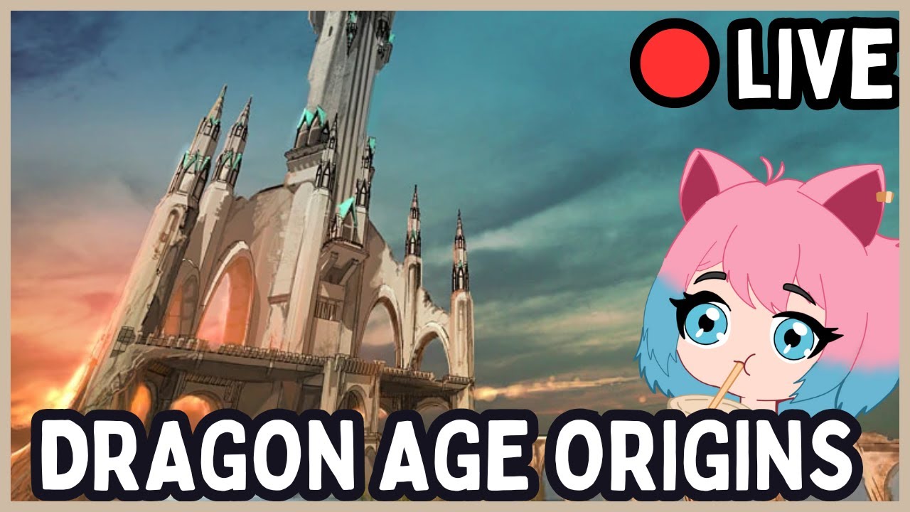[🔴LIVE] Dragon age origins- Dwarf gameplay- The circle tower, meeting mages 🐉