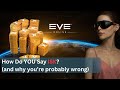 Dont click this video unless you’re ready to say it RIGHT: "I-S-K" not "ISK" Fight Me !