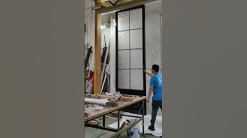 Art glass movable partition debugging #partitionwall