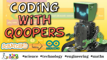 CODING WITH QOOPERS - how to program Qoopers the STEM robot from Scratch Jr to the Arduino IDE