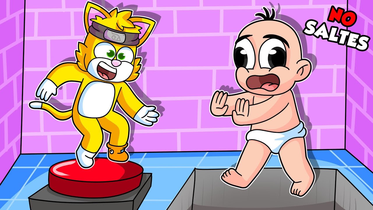 ROBLOX: SI NO TOCAS EL BOTON PIERDES 😱😂 | MICHI MIAU, BEBE NOOB