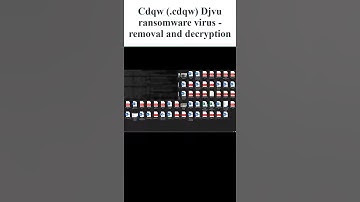 || SOLVED || #Cdqw (.cdqw) #Djvu #ransomware #virus - #removal and #decryption #ransomware_solution