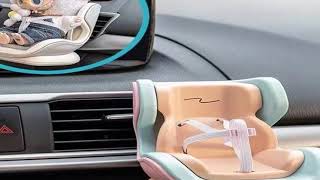 Doll Safety Seat,Kawaii Labubu Doll Accessories,Seat Ornament Car Air Vent Seat for Labubu Dolls - 1