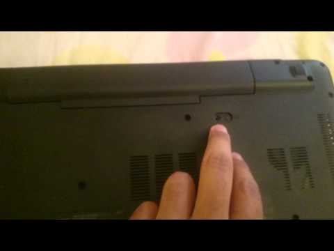 Como retirar a bateria do Acer E 15 touch