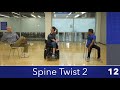 Modified exercise the spine twist ii