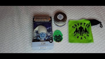 Cryptid Crate March 2021 monthly subscription box unboxing