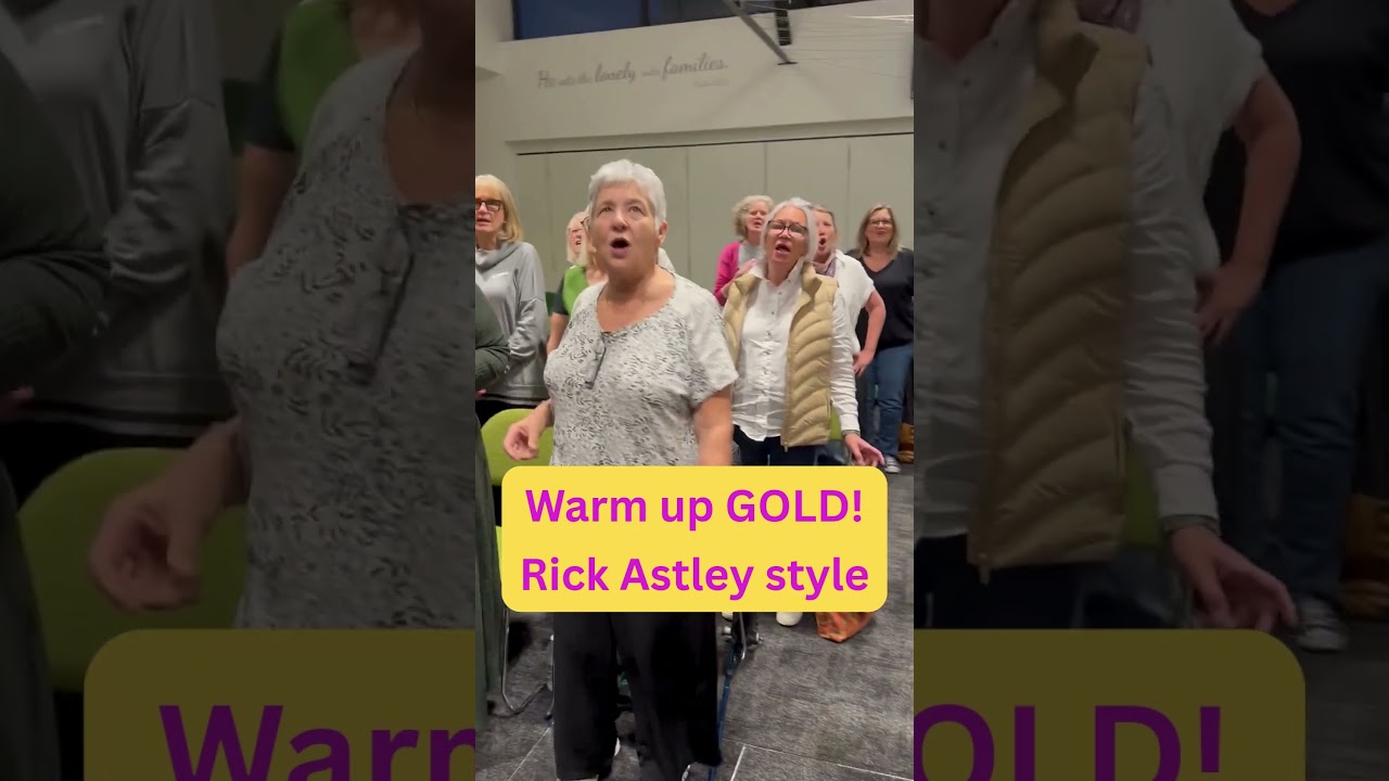 We Rickrolled Our Choir Warm-Up… and It Was Joyous 🎶