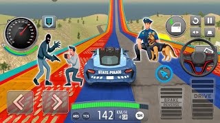 Police Car Driving Gameplay | Catch the Criminals | Fast Police Car Chase | Android Simulator Game screenshot 3