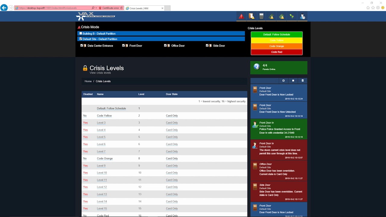Vicon's Vax:  Crisis Levels