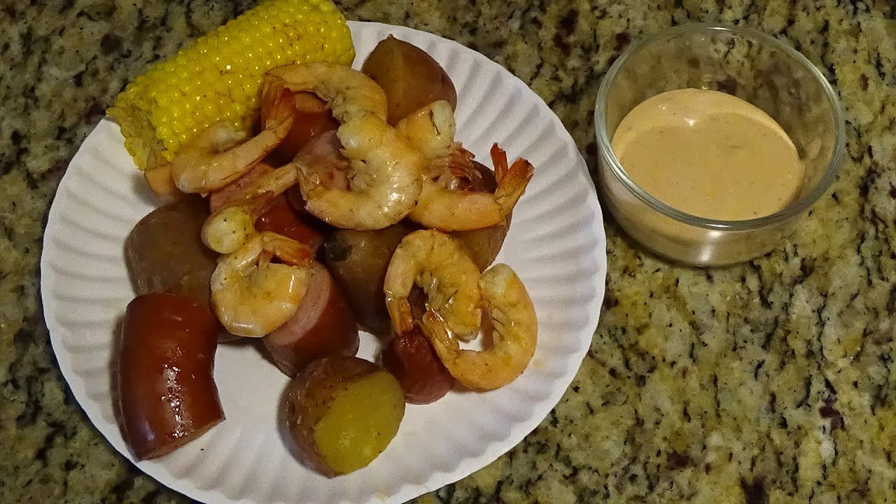 Low Country Boil with "Category 5" dipping sauce YouTube
