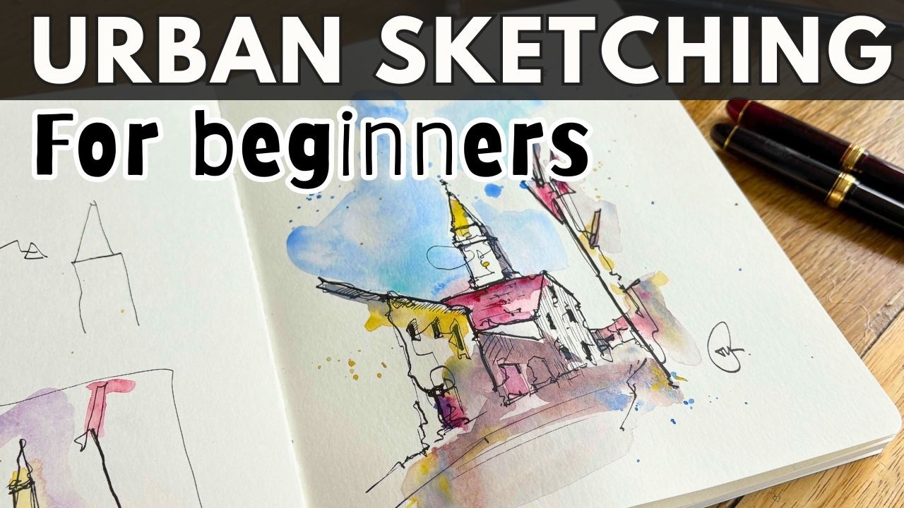 How to Sketch a Scene in 5 Steps | Easy Urban Sketching for Beginners